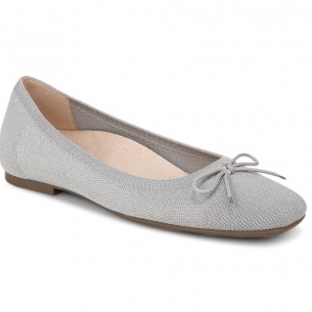 NEW Vionic Klara Knit‎ Women's Ballerina square toe Comfort Skimmer flats